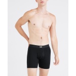 SAXX Boxershorts Vibe Xtra Soft Comfort Boxer Brief Fly schwarz Herren - 1 Stück